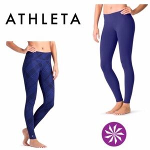 Athleta Westchester Chaturanga Reversible Tights E1.